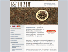 Tablet Screenshot of bottonificiolozio.it